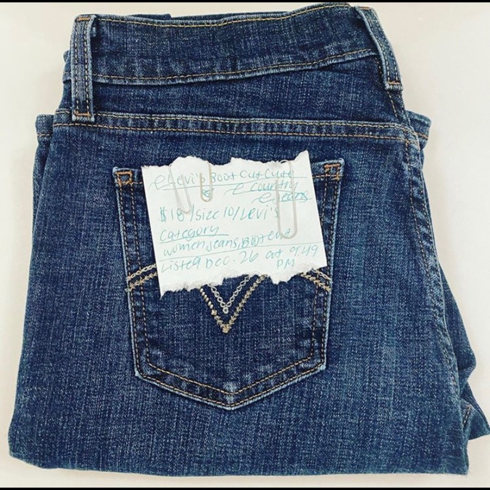 Levi boot cut jean